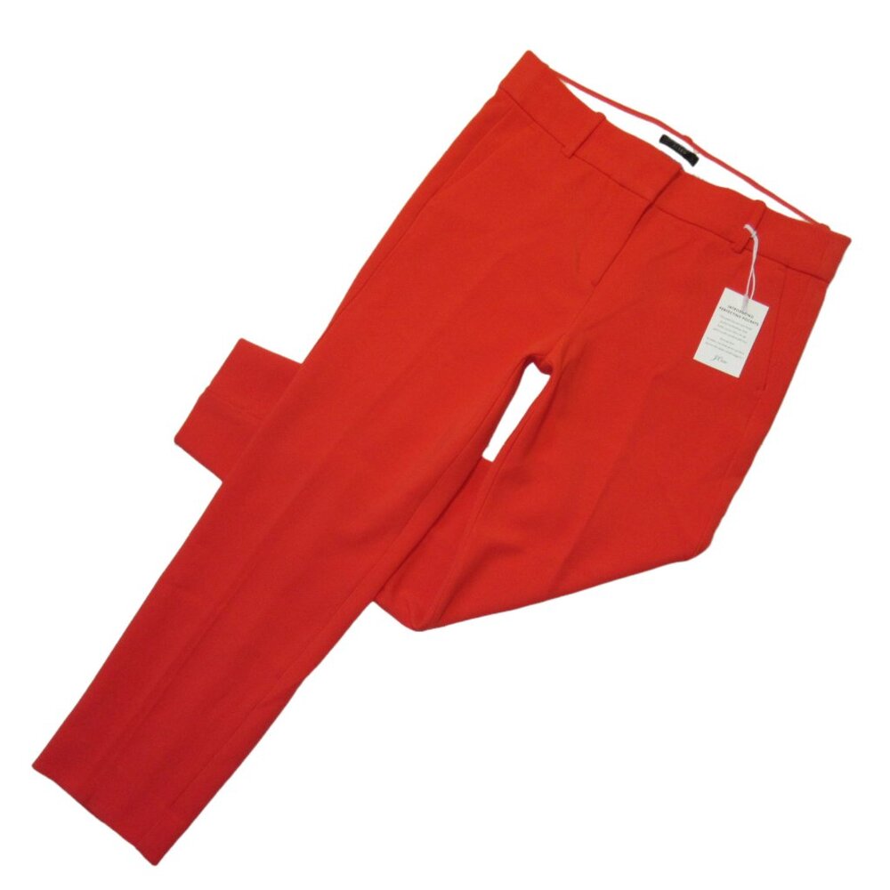 NWT J.Crew Slim Crop Cameron in Brilliant Sunset Four Season Stretch Pants 8